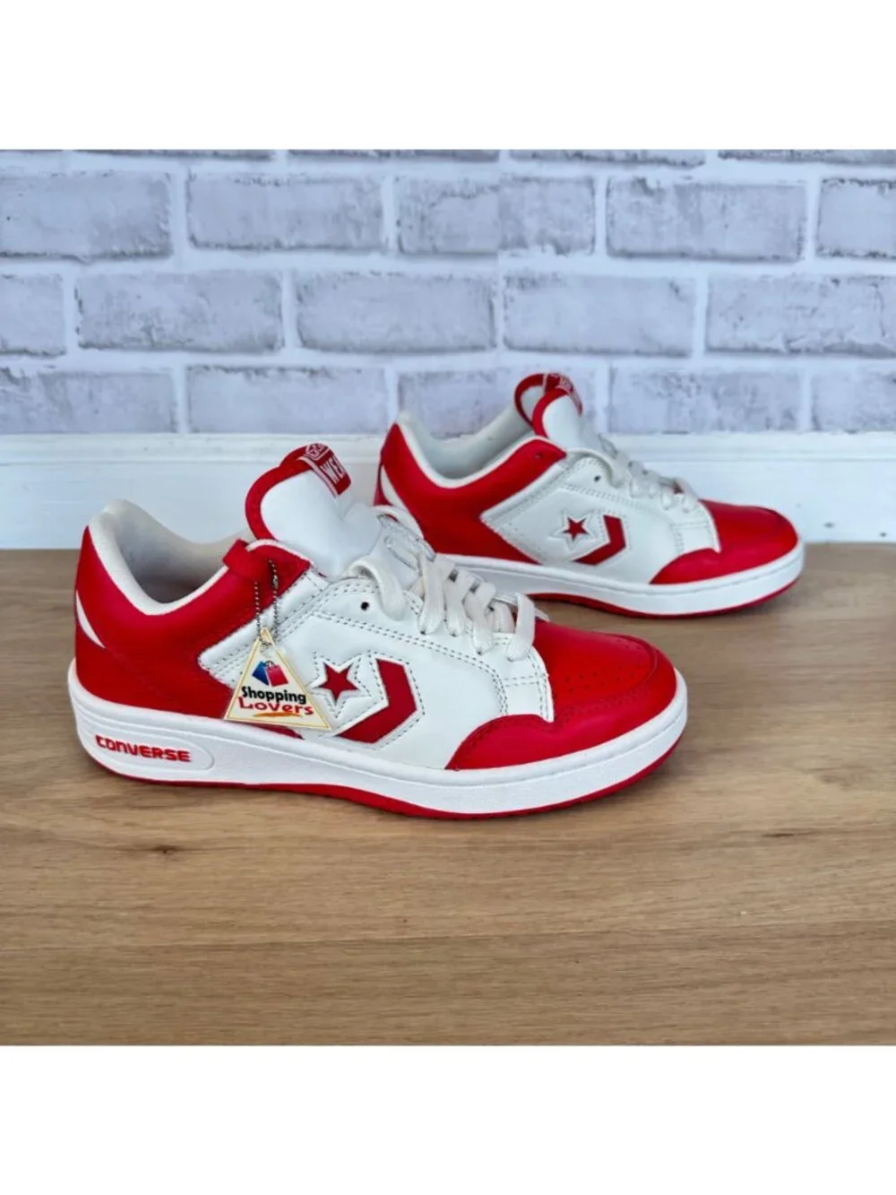 Converse Weapon Low Red White 8.5 Men Shoes Bird Magic Erving DS Sneaker A10598C